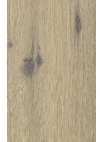 Landhausdiele 220mm breit, Eiche astig, gebürstet, geräuchert, weiß geölt 2,51m²/Paket